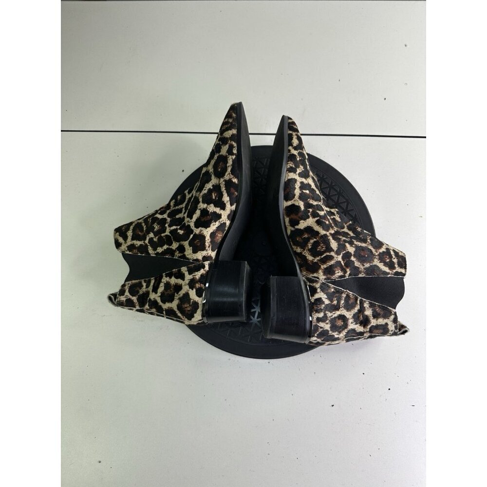 Treasure and Bond Leopard Print Cowhide Ankle Boot Sz 10 M Ankle Booties - Picture 5 of 8